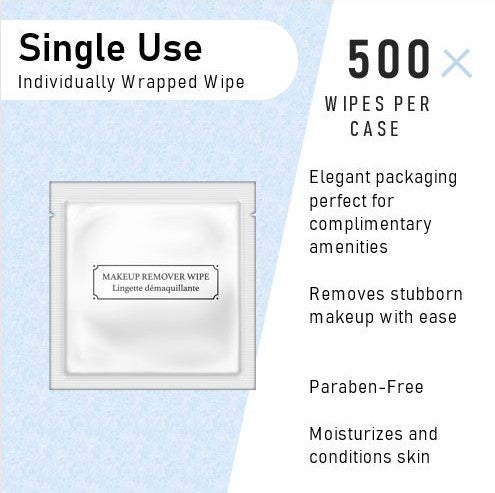 LA Fresh premium white makeup remover wipe packet — and paraben-free alcohol-free f
