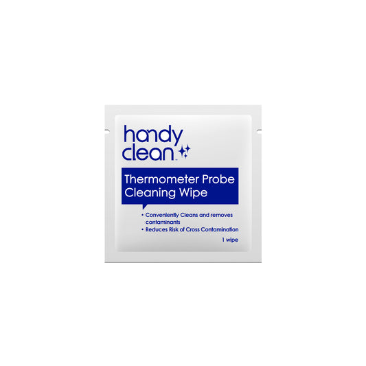 Handyclean thermometer probe cleaning wipes 70% isopropyl alcohol — 1000-count individually wrapped for medical and clinical use 
