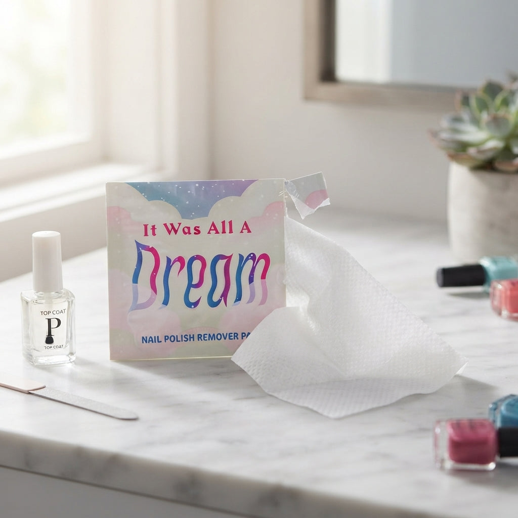 LA Fresh Nail Polish Remover Pads (Contains Acetone)