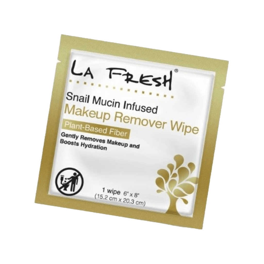 Snail mucin facial cleansing and makeup remover wipes — K-beauty inspired hydrating formula, made in USA 