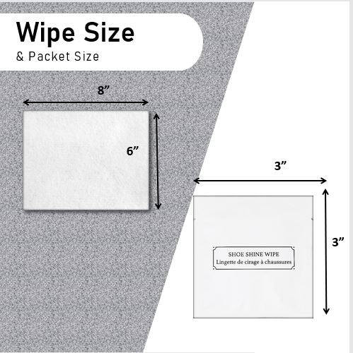 Bulk case La Fresh Glam white shoe shine wipes for hotel procurement and luxury hospitality — made in USA 